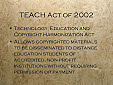 TEACH ACT of 2002