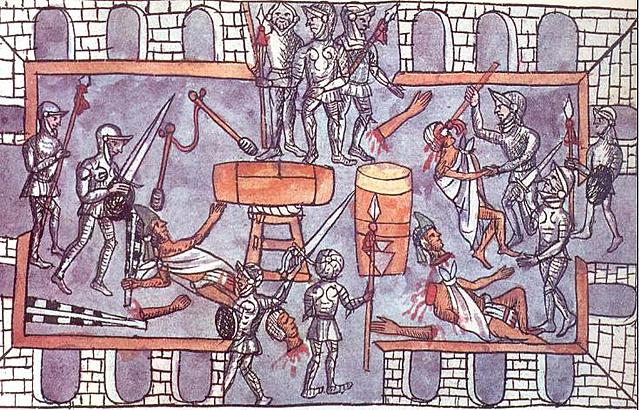 Slaughter occurs in the Templo Mayor .