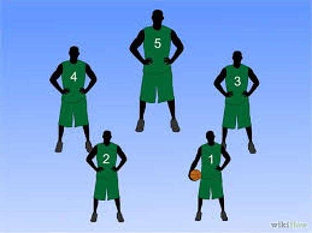 5 jugadores por equipo.