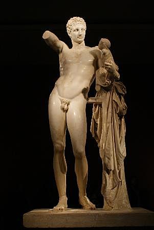 Hermes con Dionisio niño