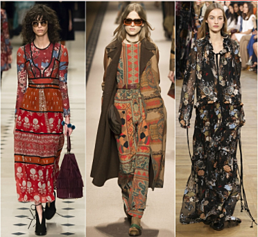 Moda femenina del estilo Folk