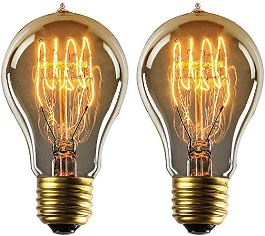 Invención de la bombilla de filamento incandescente por Thomas Alva Edison