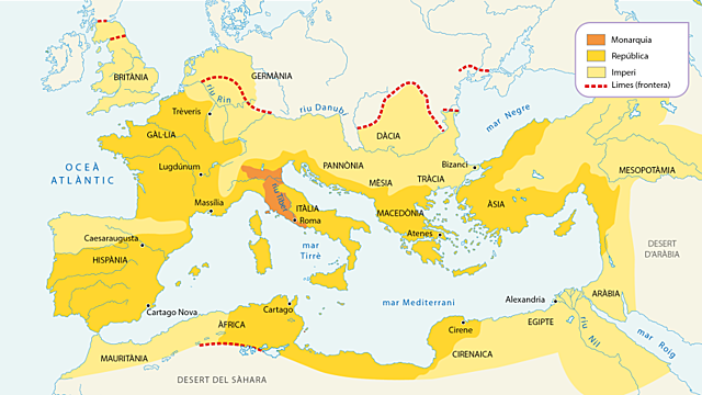 L'EXPANSIÓ PEL MEDITERRANI 1/2
