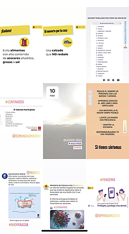 Ejemplo historias diarias covid-19