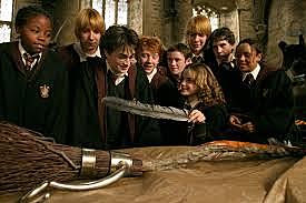 Harry receives his Firebolt as an anonymous Christmas present