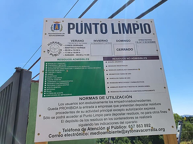 Organización del Punto Limpio