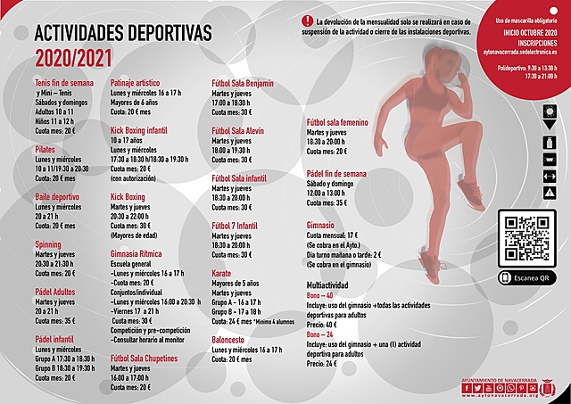 Actividades deportivas 2020/21