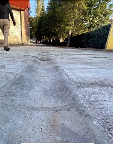 Obra rampa acceso educación infantil