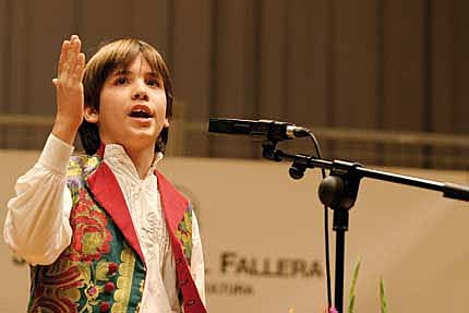 Gané un concurso de declamación