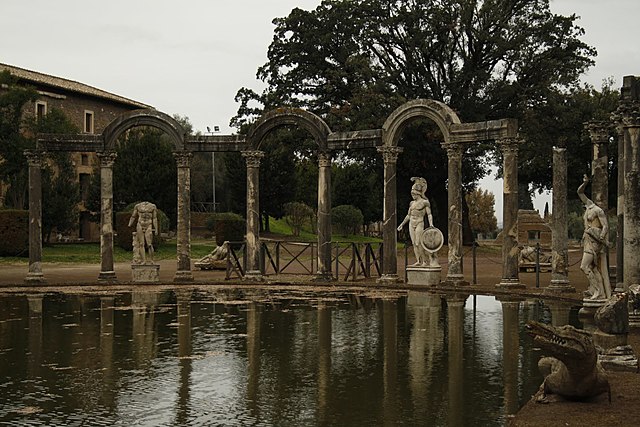 Canopo en la Villa de Adriano en Tívoli