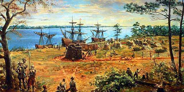 The First English settlement was established at Jamestown (U.S)