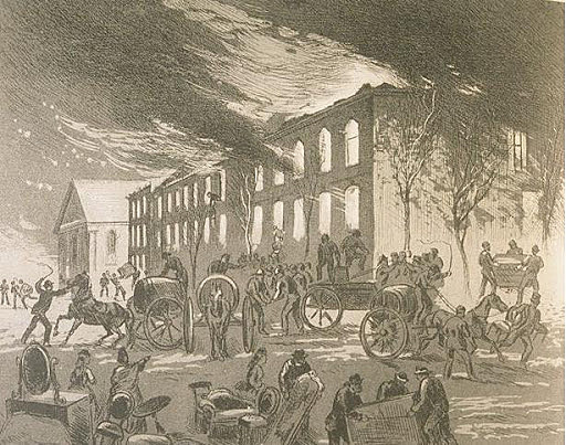 Incendie du palais de Beltrade