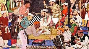 The mughl empire is established in india.