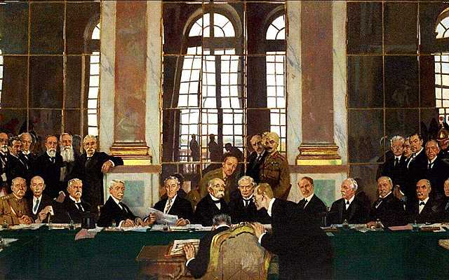 The United States signed the Treaty of Versailles (U.S.)