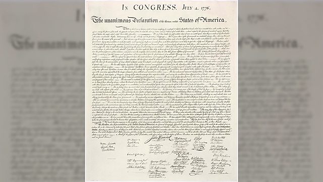 Declaració independència dels EUA