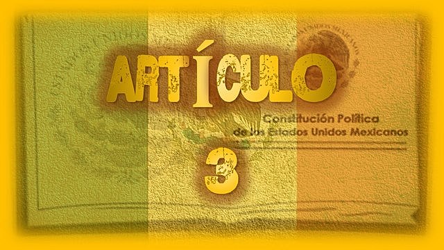 Nueva redacción del Art. 3º de la Constitución