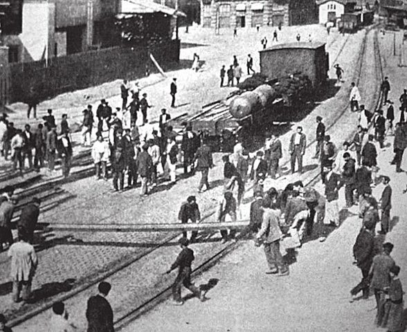 La primera huelga general