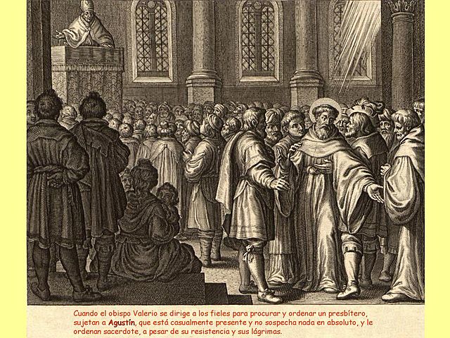 Agustín se ordena sacerdote