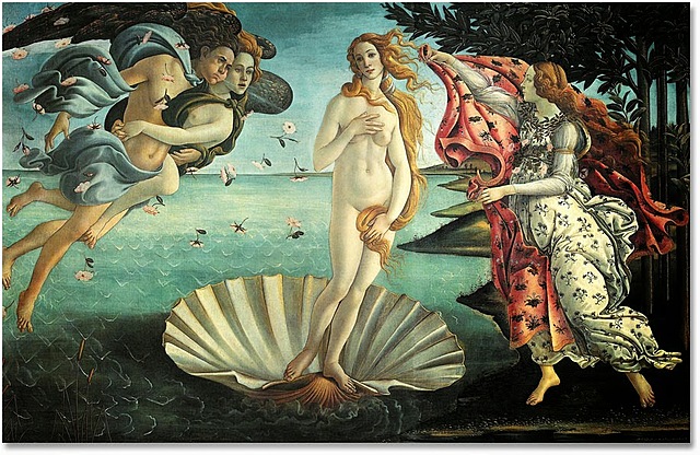 El naixement de Venus- Sandro Botticelli  1484-1486
