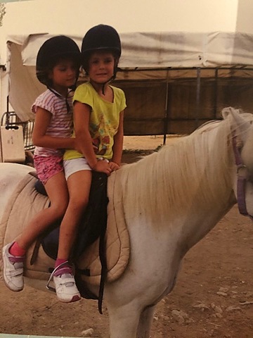 promenade sur un poney