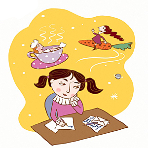 Comencé a escribir cuentos infantiles