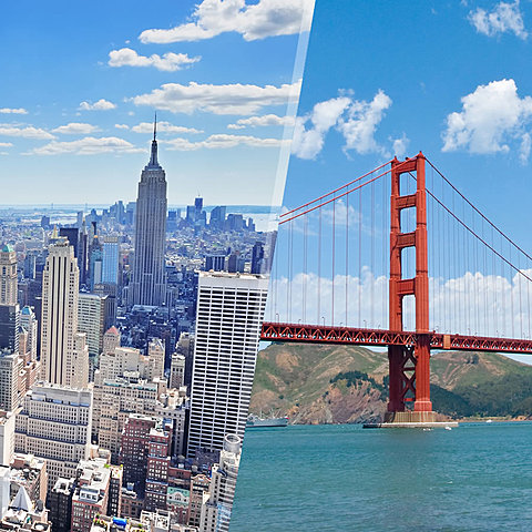 First long distance telephone service between New York and San Francisco