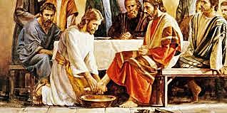 Jerusalén: Jesús, como el primer podólogo, lavando los pies a sus discípulos.