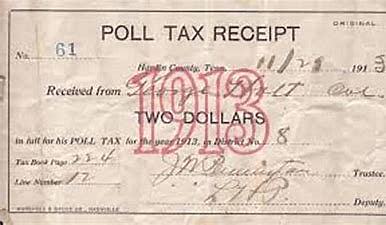 Poll Taxes