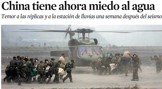 China ara te por a l'aigua