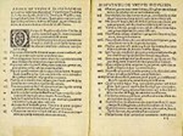 Martin Luther presents the Nitety-five Theses