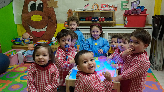 I first got to the kindergarden