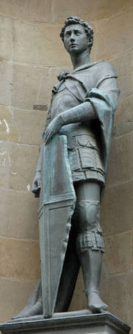 Donatello creates his staue of Saint George
