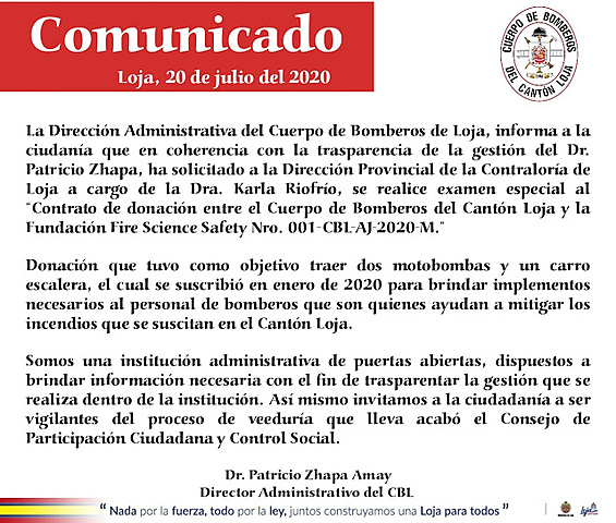 COMUNICADO CBL