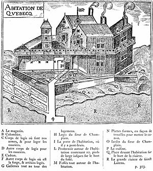 La fondation de Québec   3 juillet 1608