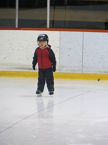 La première fois que j'ai patiner