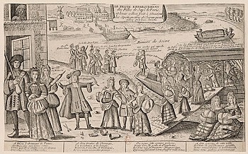 Arrivée de la première famille française