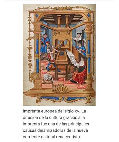 Invención de la Imprenta