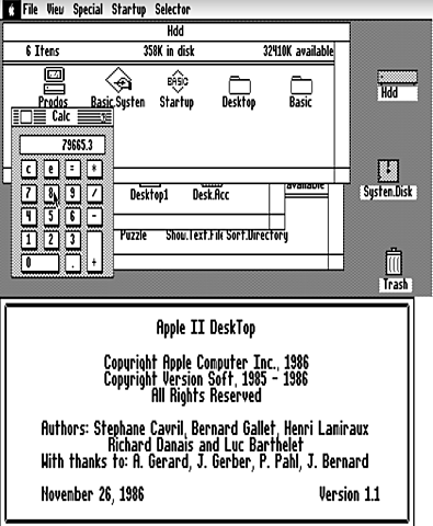 Apple II DeskTop 1.1