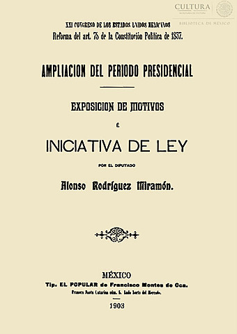 Se da a conocer una reforma electoral que amplía el periodo presidencial de cuatro a seis años y restablece la figura de la vicepresidencia.