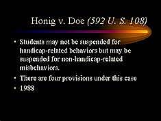 Honig vs Doe