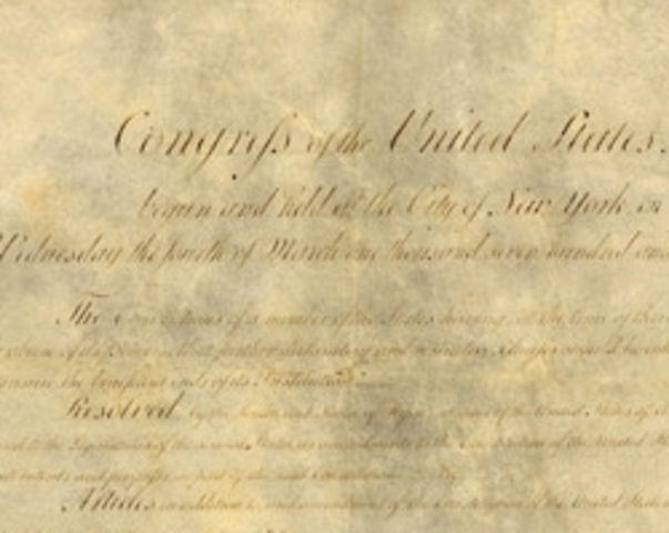 Bill of Rights ratified