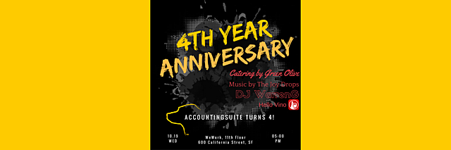 AccountingSuite™ Turns 4!