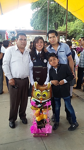 Me gradué de secundaria