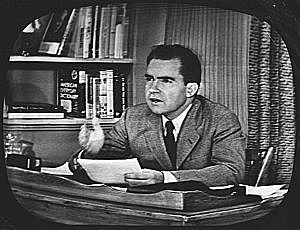 "Checkers" speech on nationwide television