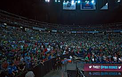 México vivió un gran suceso, pues logro reunir a 20200 espectadores en un partido en el palacio de los deportes.