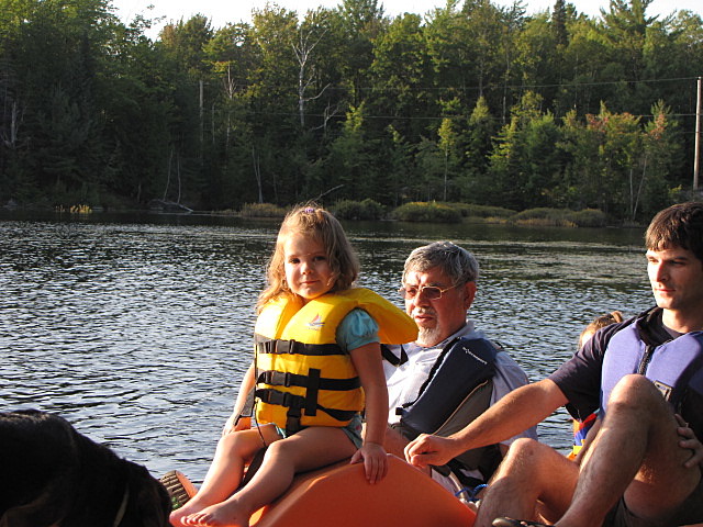 Pédalo avec mon grand-père