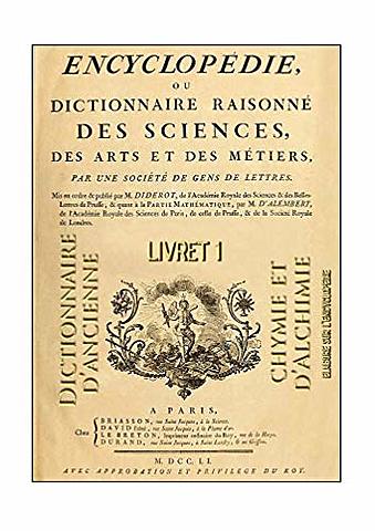 Se presenta la "Encyclopédie" de Denis Diderot