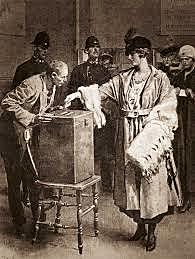 DERECHO AL SUFRAGIO A LAS MUJERES MAYORES DE 30 AÑOS