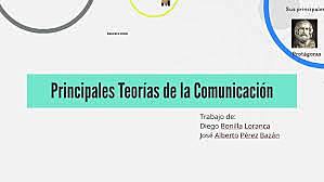 La Teoría de la Comunicación.