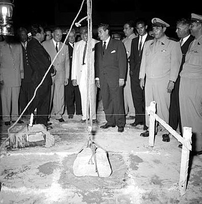 Merino Fernández en la reconstrucción de Chetumal